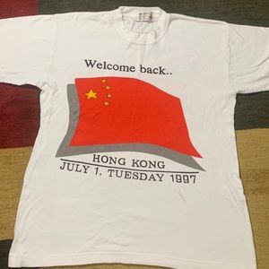 VINTAGE HONG KONG BYE BYE UK SHIRT